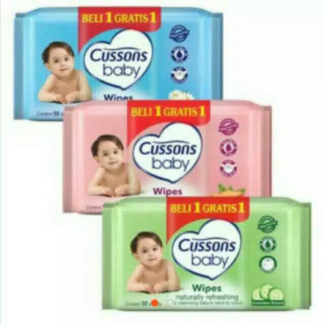 Cussons tissue basah