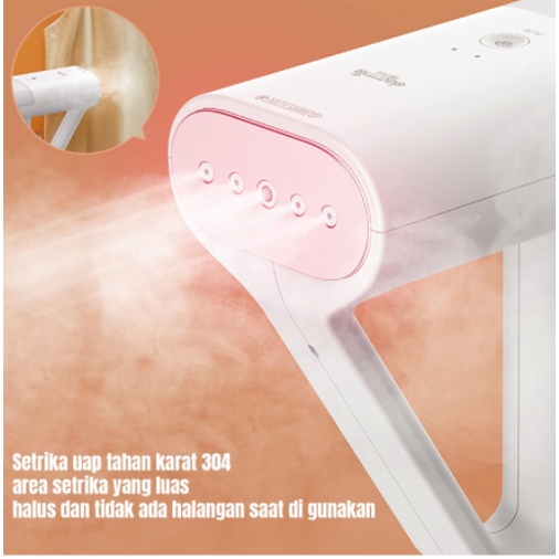 Deerma HS100 Handheld Garment Steamer portable Setrika Uap Seterika