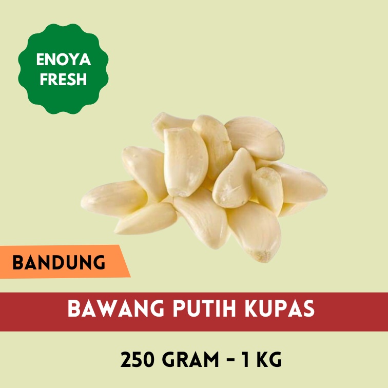 Jual Bawang Putih Kupas 250gr - 1 Kg Bandung | Shopee Indonesia