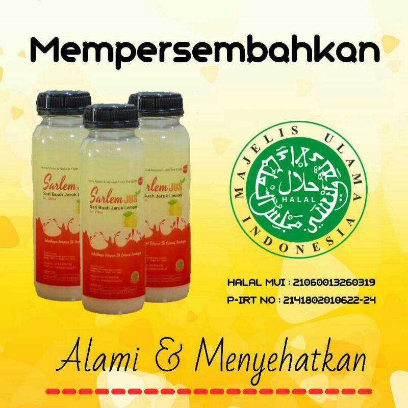 

SARLEM JUS SARI LEMON ASLI