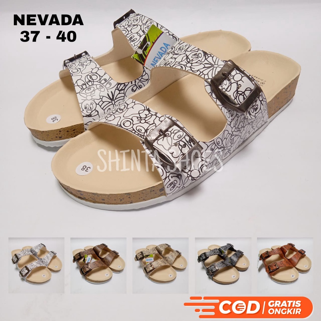 SANDAL WANITA NEVADA DISNEY MOTIF MICKEY MOUSE