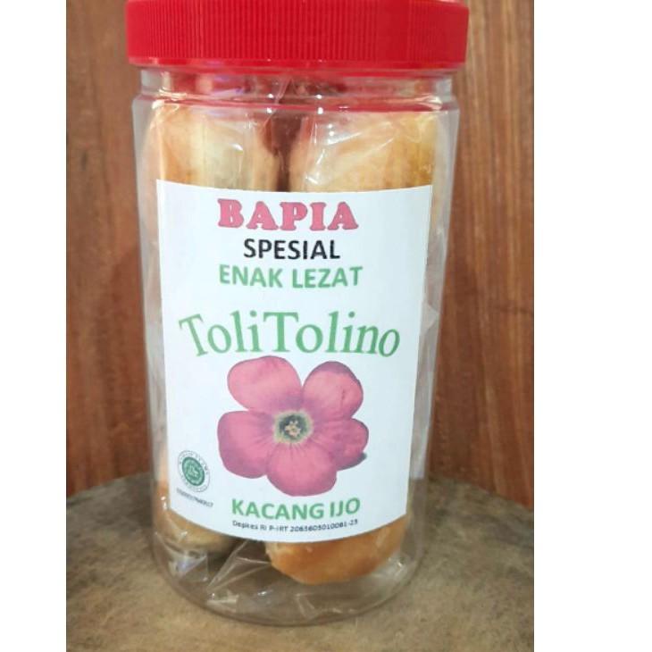 

bakpia kacang ijo hijau tolitolino kue pia enak lezat toples isi 10 ✓