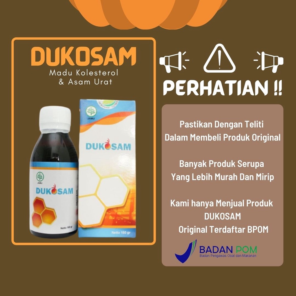

DUKOSAM HERBAL ORIGINAL - Mengatasi Kolesterol Rematik dan Asam Urat BISA COD BERGARANSI