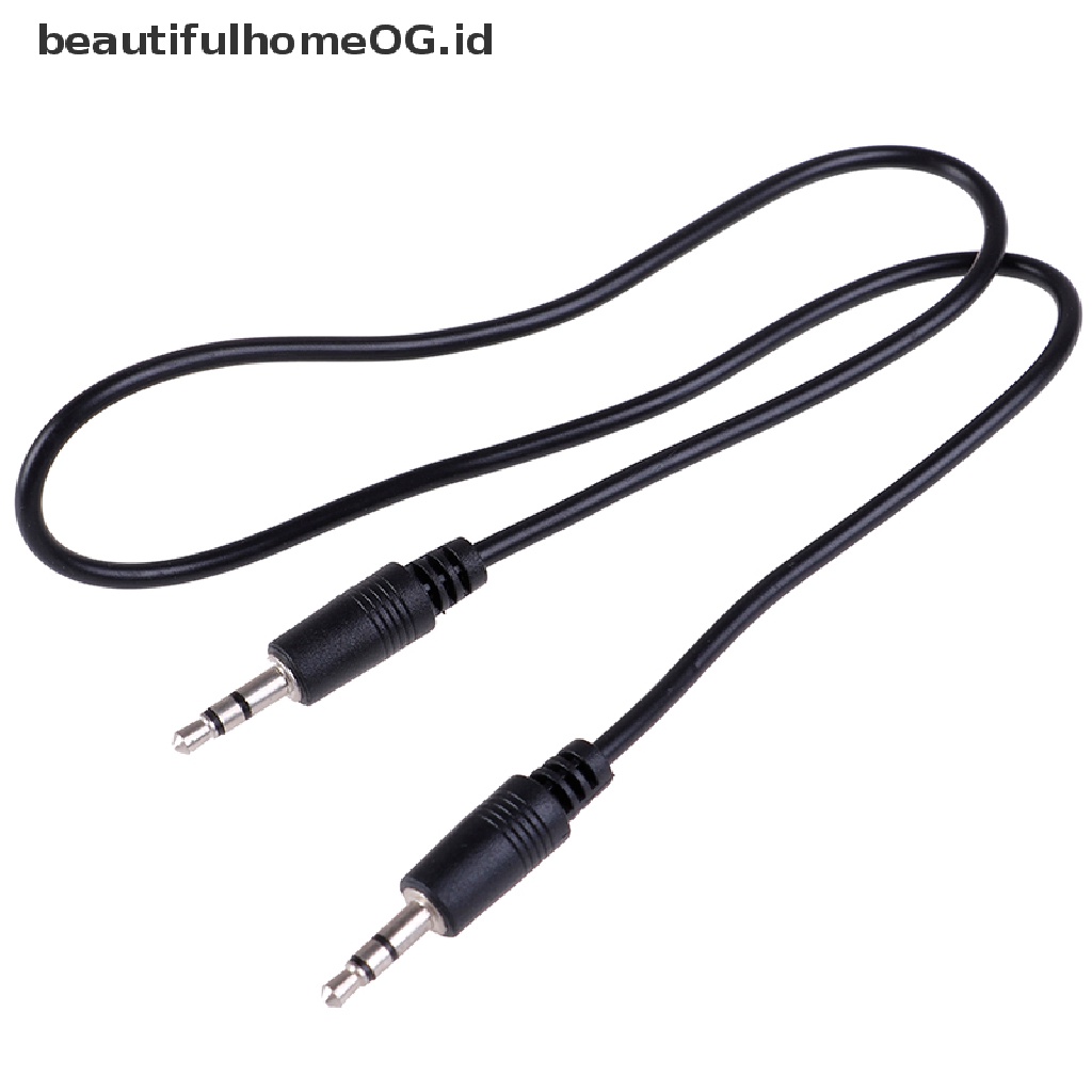 1pc Kabel Jack Audio Stereo 3.5mm Male To Male Panjang 1m