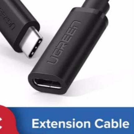 ➶ Ugreen Kabel Extension Type C to Usb Tipe C Thunderbolt Kabel Sambungan Usb Type C 3.1 To Usb C ♪