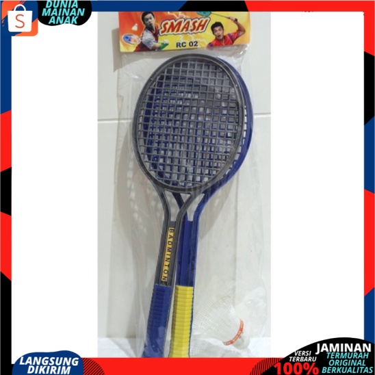 Mainan Anak Raket Badminton Mainan Olahraga SMASH RAKET BADMINTON MURAH SNI