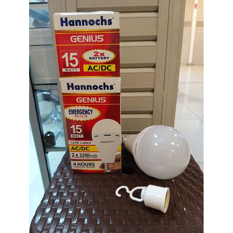 Lampu Emergency Bulb Hannochs 15 watt