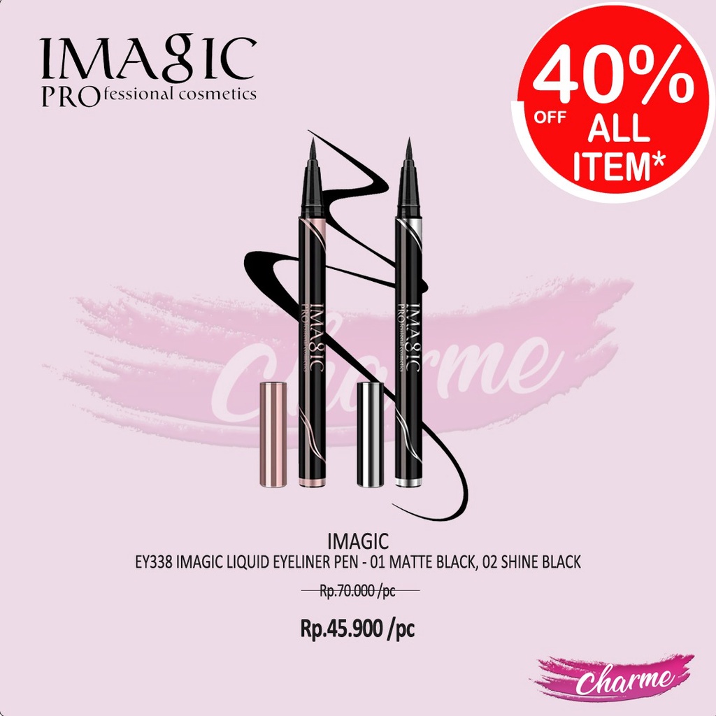 (READY &amp; ORI) IMAGIC Liquid Eyeliner Pen Pensil EY 338 EY338