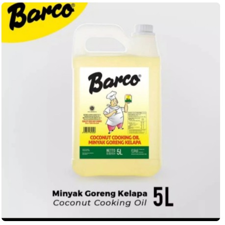 

barco minyak goreng kelapa 5 Liter jerigen
