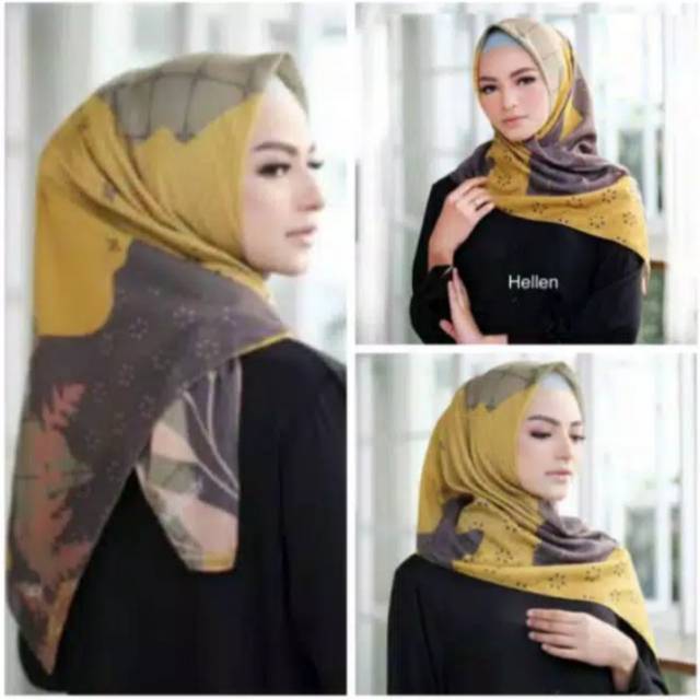 PROMO/ HELEN/ JILBAB VOAL PREMIUM/ GROSIR HIJAB /HIJAB SEGI EMPAT/ VOAL MOTIF PREMIUM / DEENAY KW