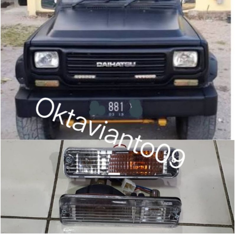 lampu sein bumper kristal feroza TAFT GT