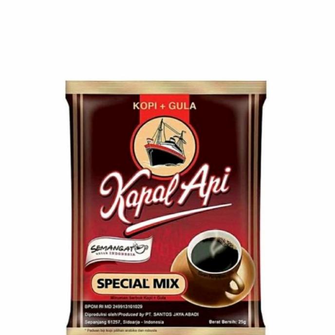 

Kopi Kapal Api Special Mix 10 Sachet 25Gr