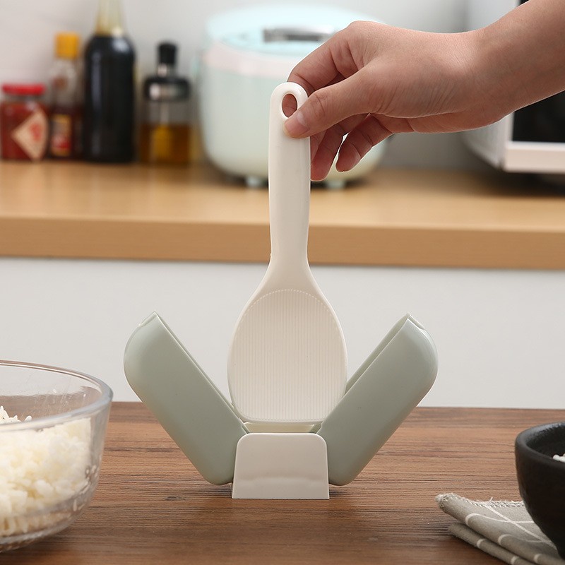 Centong Nasi Set Tutup Otomatis Automatic Rice Spoon