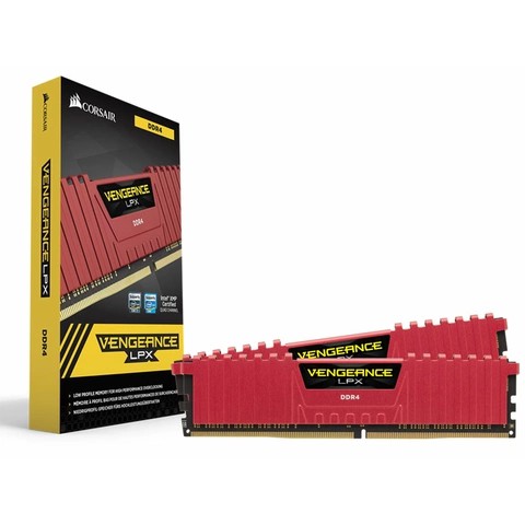 Corsair Vengeance LPX 16GB (2x8GB) DDR4 Red - CMK16GX4M2A2666C16R