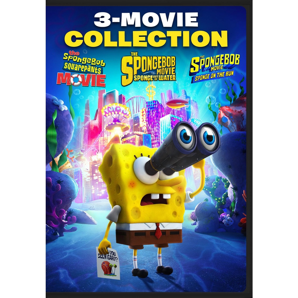 DVD SpongeBob 3 in 1