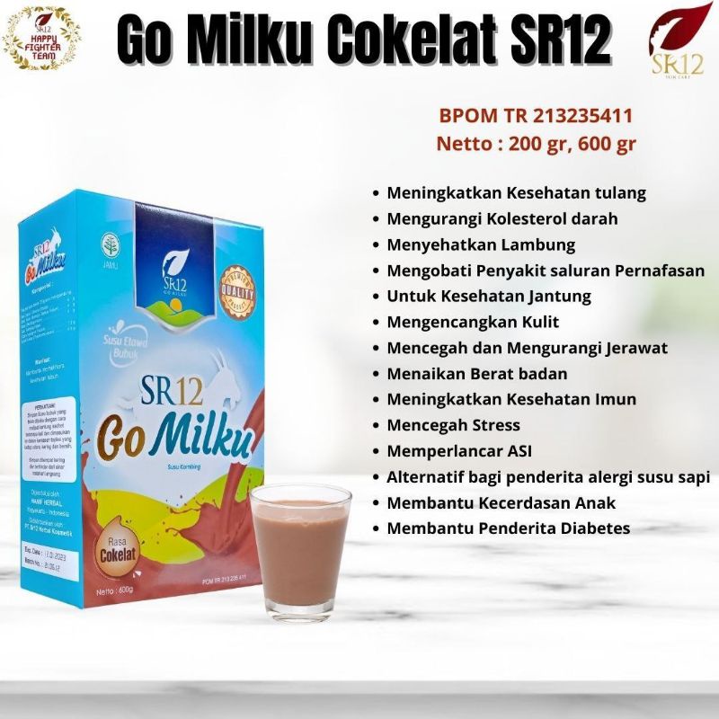 

SUSU GO MILKU SR12 ETAWA RASA COKELAT / SUSU GOMILKU / SUSU ETAWA / SUSU LEZAT / SUSU GAG BAU AMIS / KAYA MANFAAT