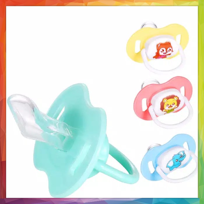 Empeng dot bayi karakter full silikon aman / Baby pacifier