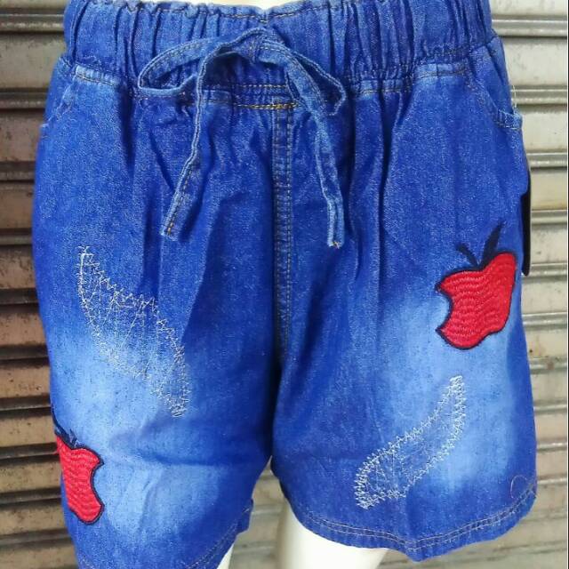 Hotpants Karet Jeans ABG Free Size