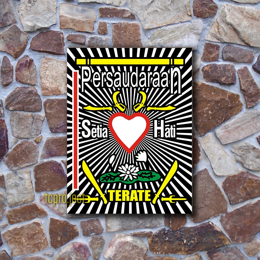 PSHT POSTER - DEKORASI DINDING - POSTER KAYU