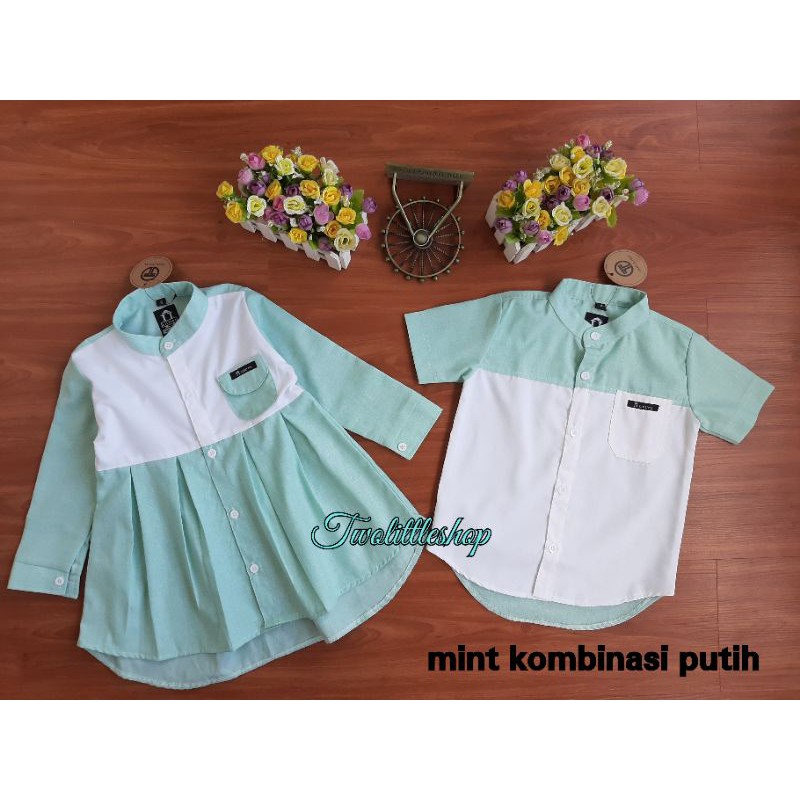 Kemeja couple anak
