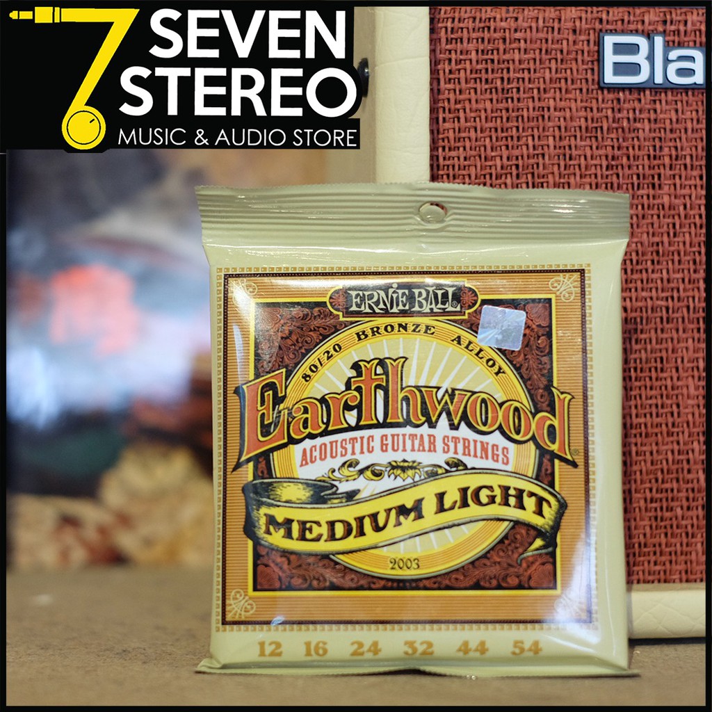 Ernie Ball 2003 Earthwood Medium Light 12-52 Acoustic String