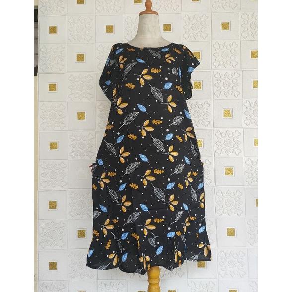 BUSUI DASTER RUFFLE MOTIF / Daster Kekinian / Daster Ruffle Busui