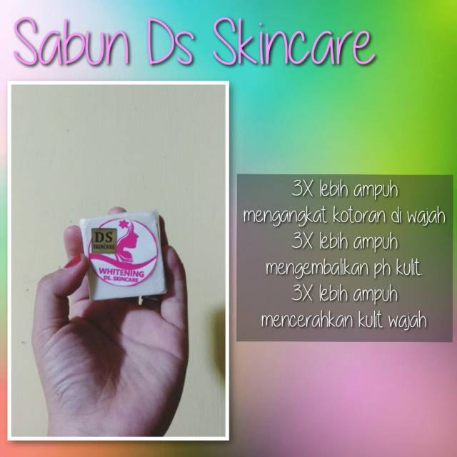 Pemutih wajah//sabun ds skincare//sabun murah//obat jerawat//pemutih murah