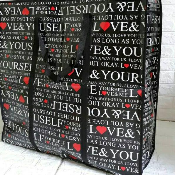 Super Discount Tas Plastik Super JUMBO XXL Tas Belanja Tas Tote Bags Laundry