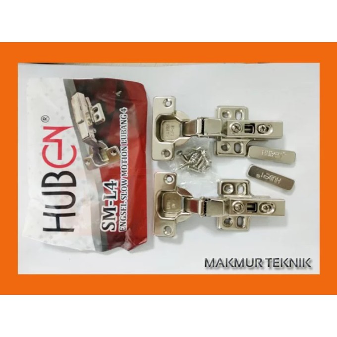 Huben SM-8-L4 Semi Bungkuk Engsel Sendok Slow motion