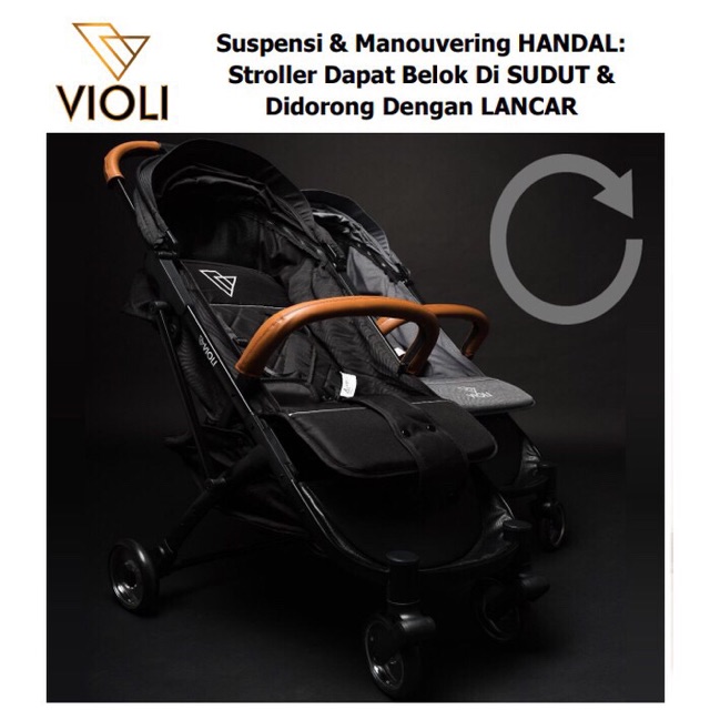 Violi Travellite Stroller &amp; Travellite Emboss Stroller