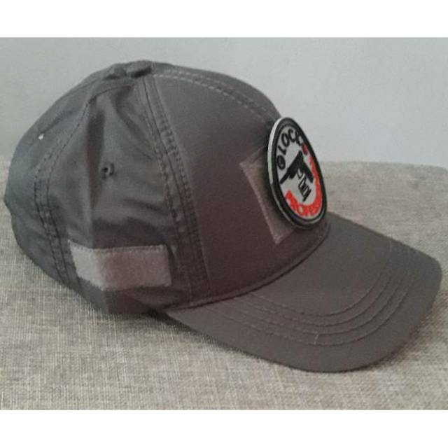 TOPI GLOCK - TOPI GLOCK BULAT - TOPI GLOCK VELCRO ABU
