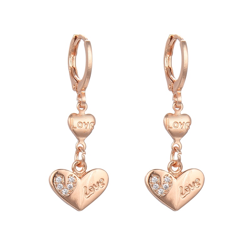 anting titanium wanita emas muda anti karat dewasa tusuk korea asli panjang dan luntur korea style selamanya dewasa 111-119e-115e