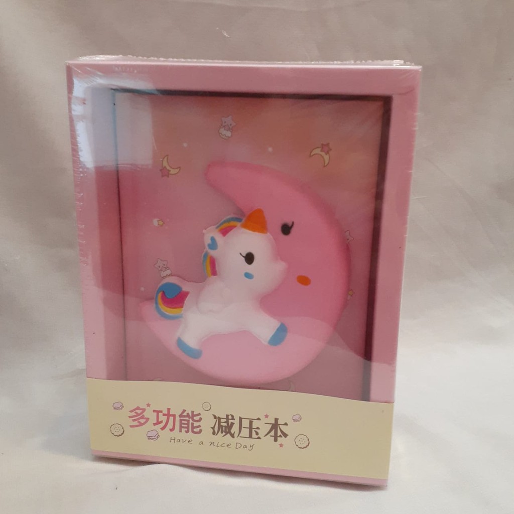 

notebook unicorn squishy hadiah murah