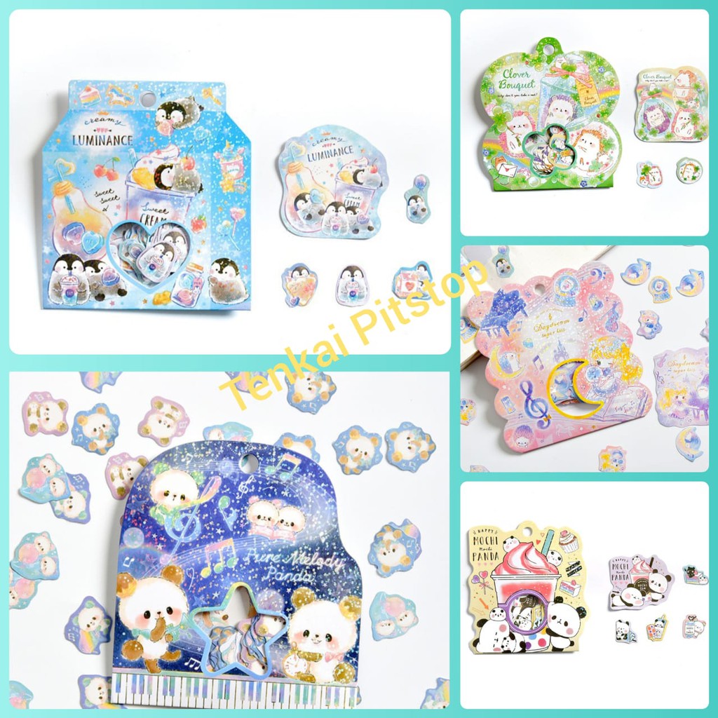 

Stiker Cute Kawaii lucu imut 42 pcs