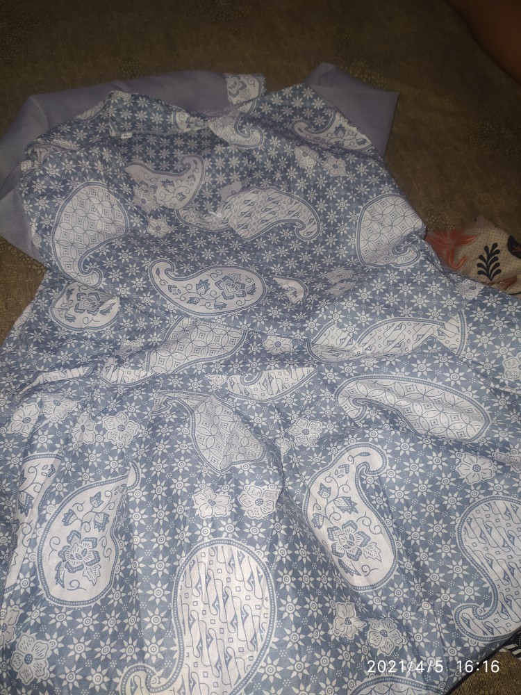 Atasan Batik Dolby Dolbi Dobby Doby Tenun Sutra Tulis Halus Katun Atbm Baron