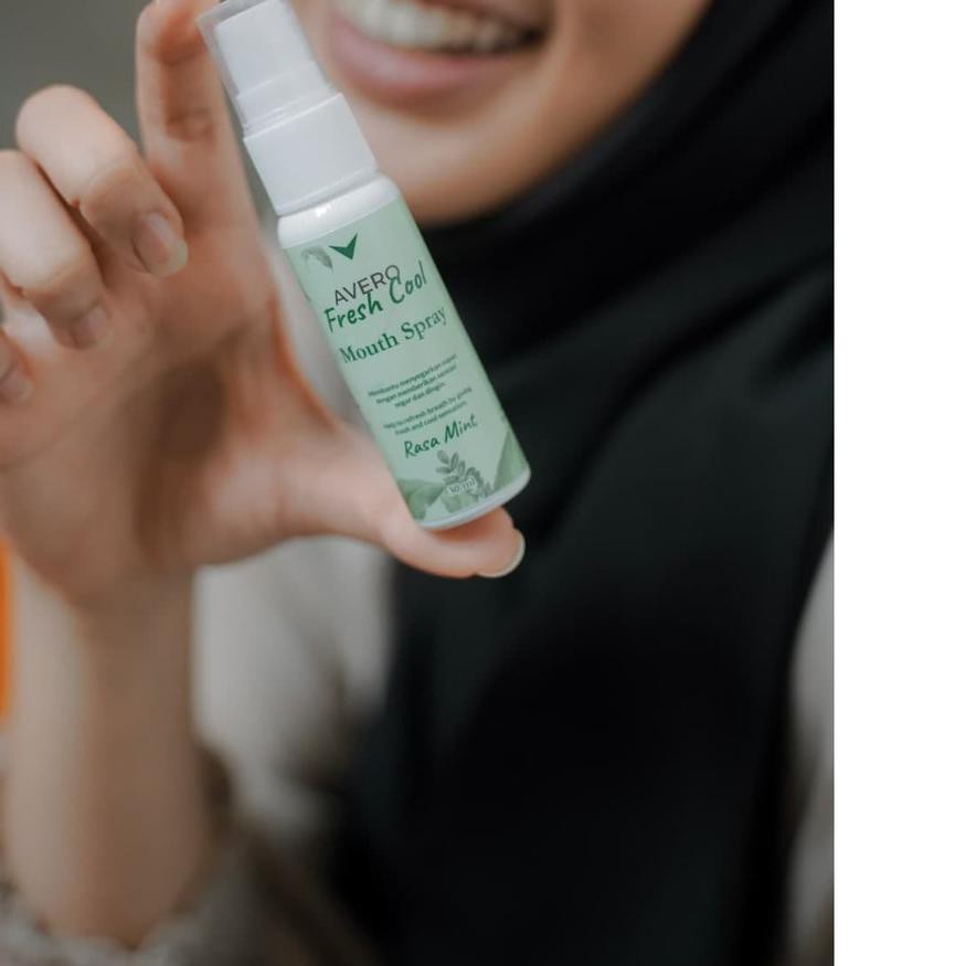 ➹ AVERO Fresh Cool Mouth Spray - Parfum Mulut, Pengharum Mulut & Penyegar Mulut ➸