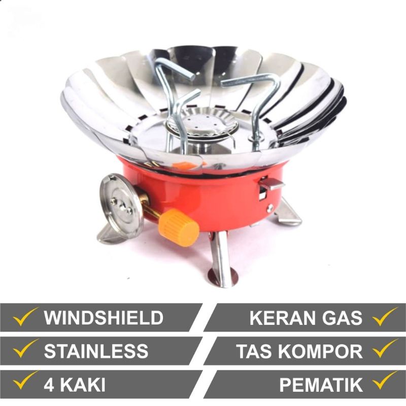 Speeds 003-06 Kompor Camping Mini Bunga