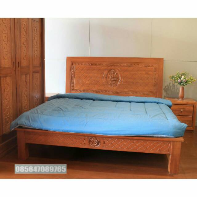 RANJANG TEMPAT TIDUR UKIR BAHAN KAYU JATI UKURAN NOMOR 1 2 RANJANG TEMPAT TIDUR UKIR BAHAN KAYU JATI UKURAN NOMOR 1 2