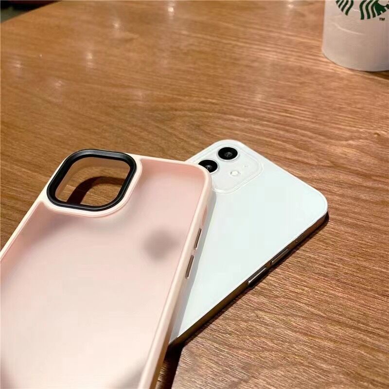 NEW !! Limited + Metal button iPhone 13 case Color matte back cover ( yellow Pink black blue green purple )( case iPhone 11 Pro max 12 Pro Max 13 Pro max READY !! )