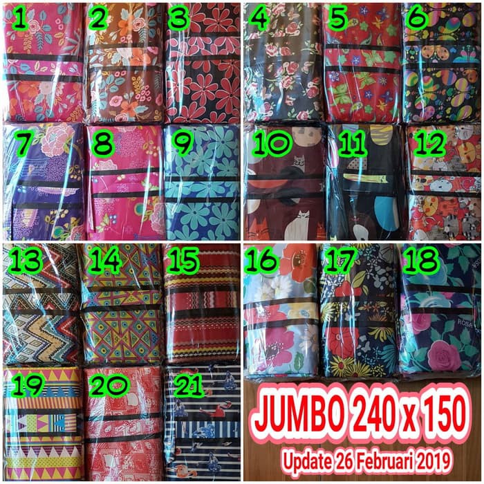 PROMO Tikar lipat Microsatin/ Tikar jumbo/ tikar plastik/ waterproof