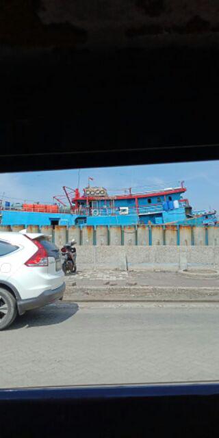 Couple Batik Modern Kawung Slempang Biru Sarimbit Batik Pekalongan