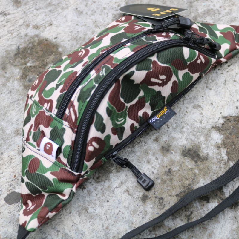 Tas waistbag bape mini