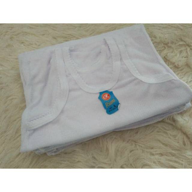 12pcs Kaos dalam anak size L usia 4 sd 6 thn