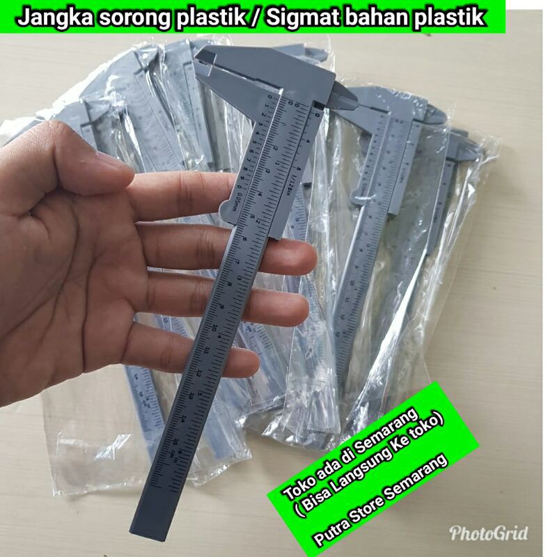 Jangka Sorong Plastik Sigmat manual bahan plastik