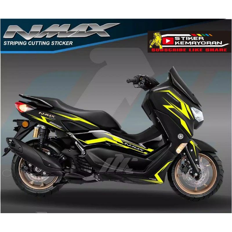 CUTTING STICKER YAMAHA NMAX NEW 2021 STICKER CUSTOM LIS BODY