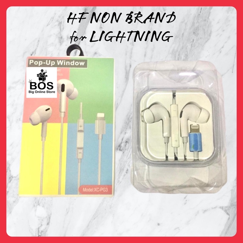 BOS - HANDSFREE LIGHTNING GEN 3 XC-PG3 | HF HEADSET AUTO POP UP HENSET