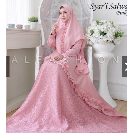 Gamis Syari Salwa Banyak Warna