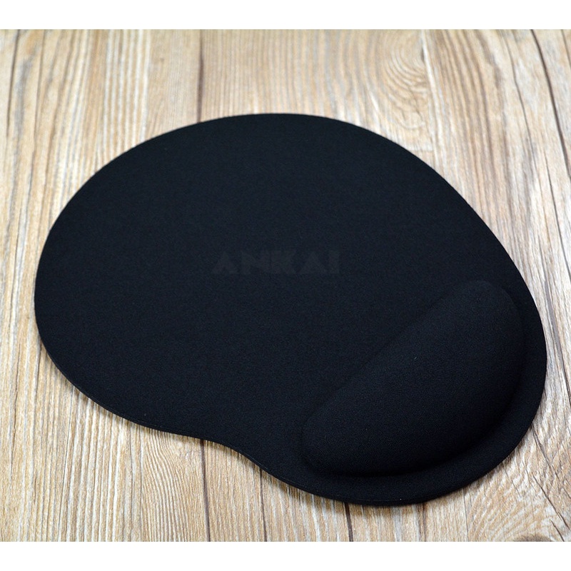 Kaki Kecil Hijau EVA Pelindung Pergelangan Tangan Mouse Pad Permainan Komputer Warna Solid Kreatif