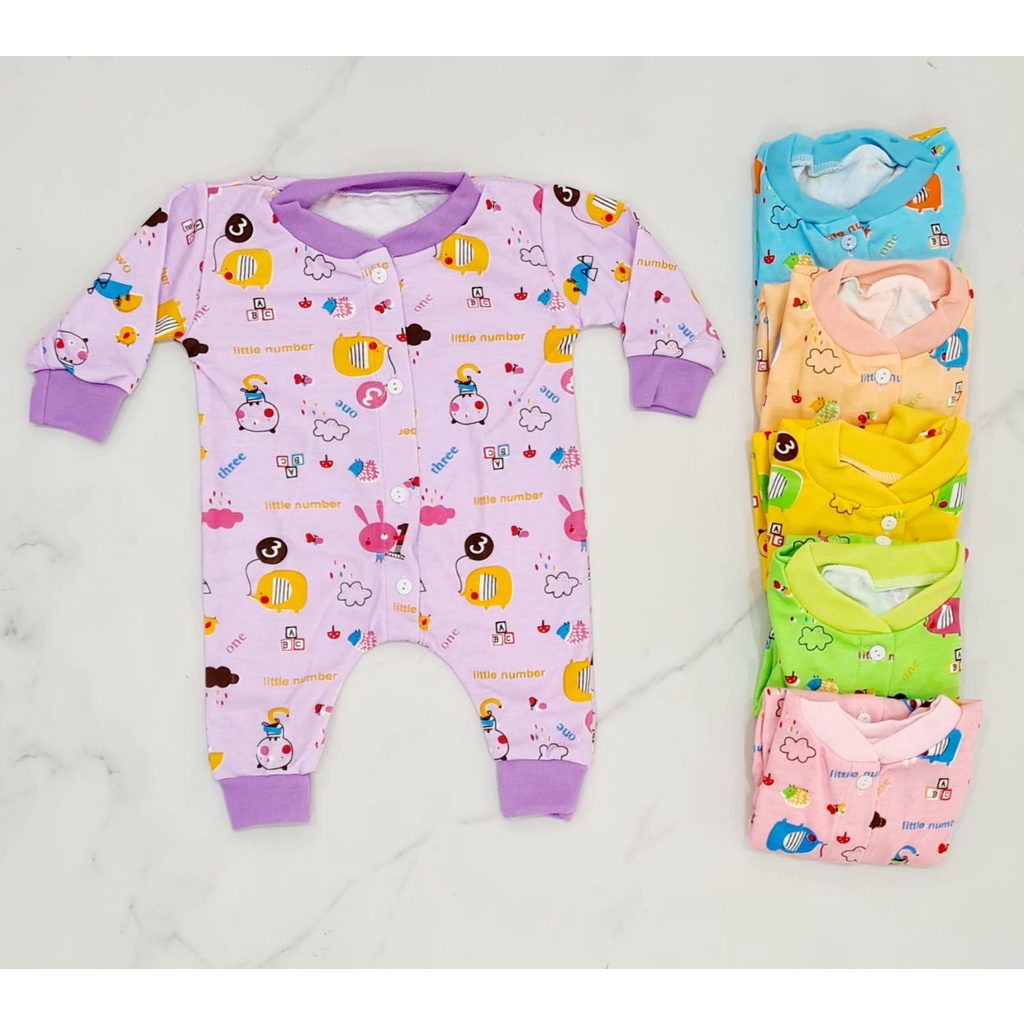 Sleepsuit atau Jumper Panjang buka kaki BB-41 untuk bayi newborn baru lahir bodysuit