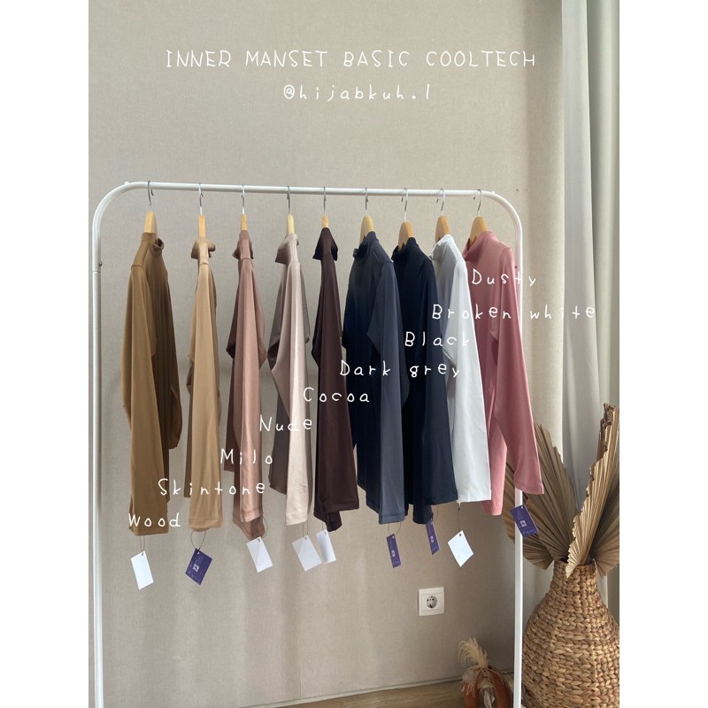 INNER BASIC COOLTECH BY HIJABKUH | MANSET PREMIUM LIKE AIRISM UNIQLO